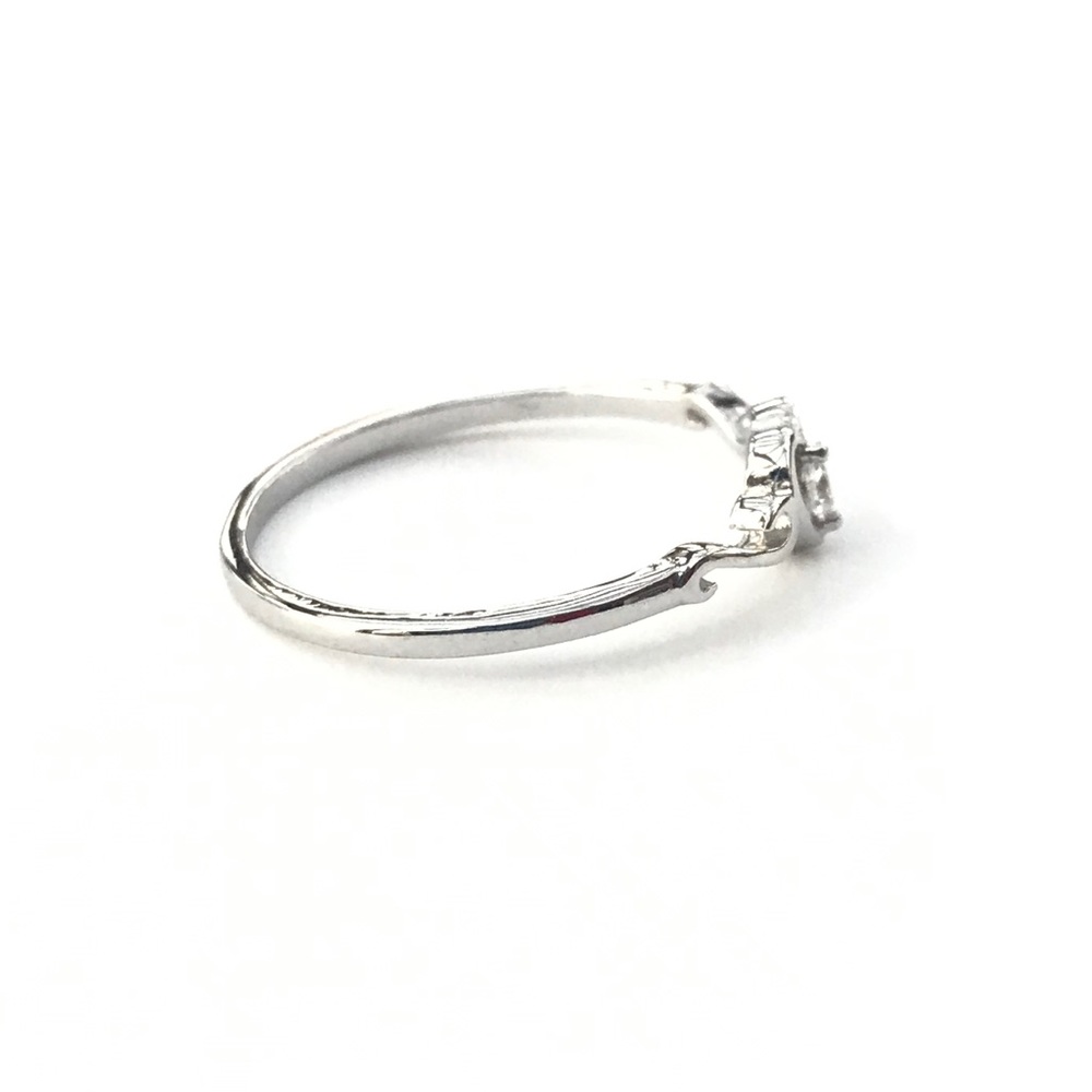 Heart Sterling Silver Ring - Picture 6 of 8